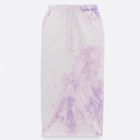 Zara Tie Dye Midi Skirt - Picture 3 of 9
